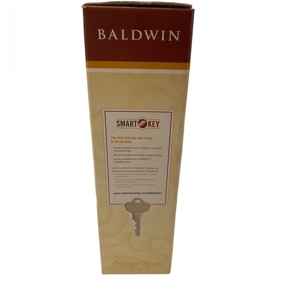 Baldwin Prestige Series Cerrojo Venetian Bronze Deadbolt w/SmartKey New in box - Picture 2 of 11